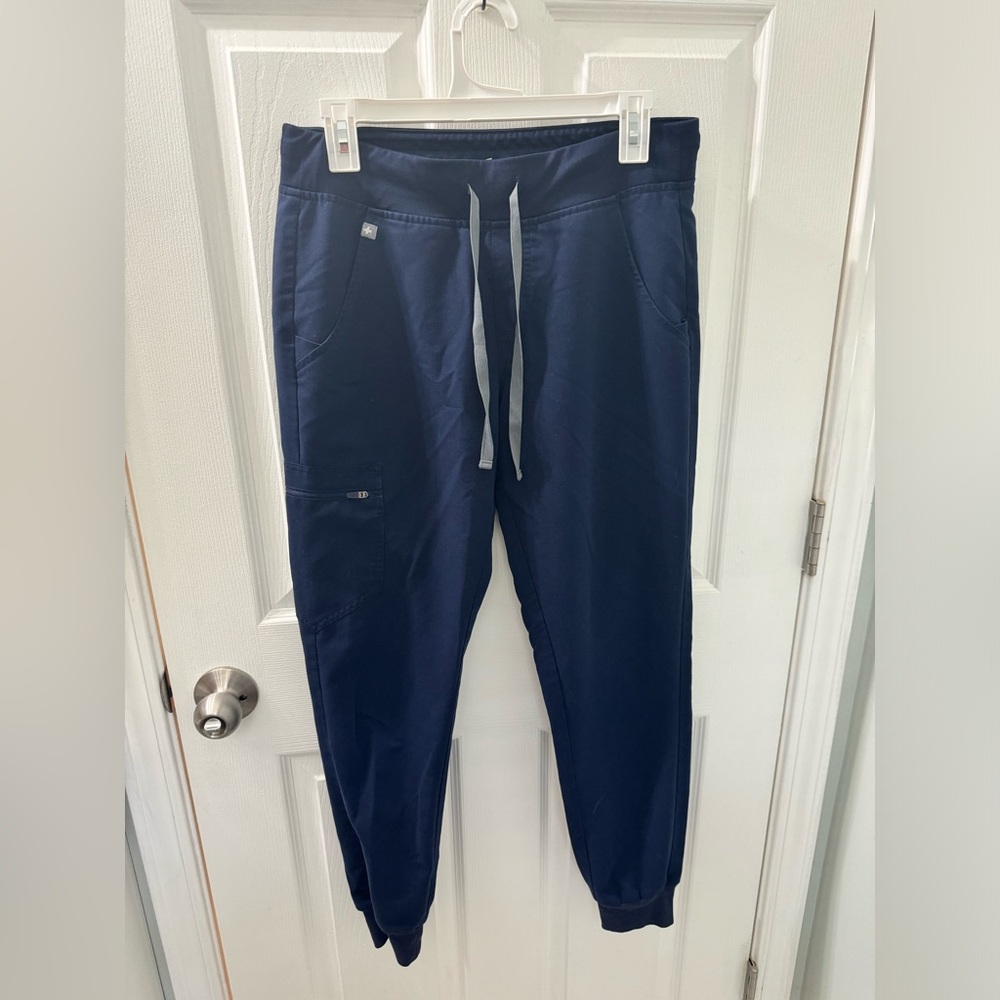 FIGS Navy Blue Jogger Scrub Pants- Size S